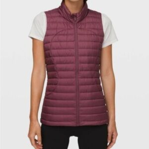 Lululemon Athletica Maroon Puffer Vest